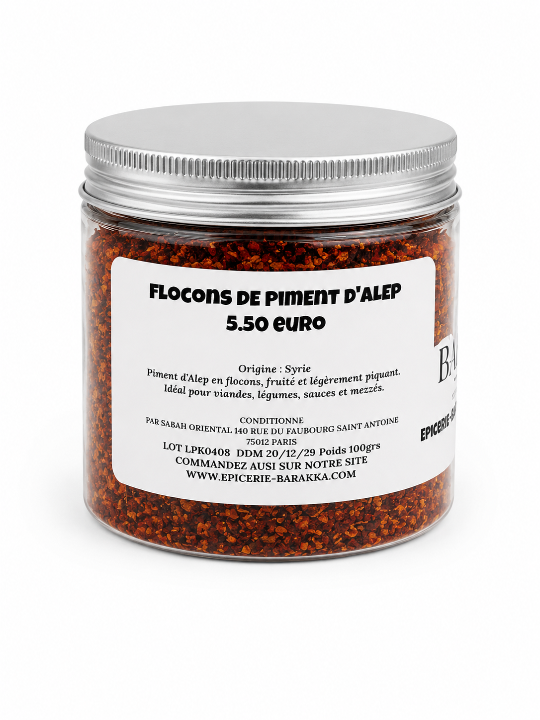 Flocons Piment d’Alep - 100 g