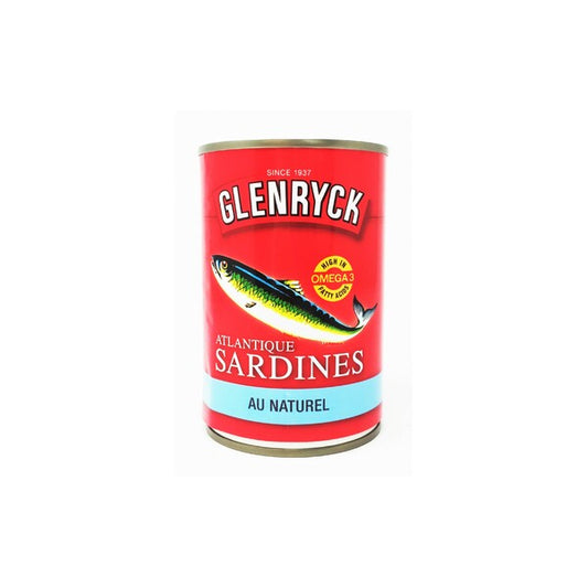 Sardines au naturel 400g - Glenryck
