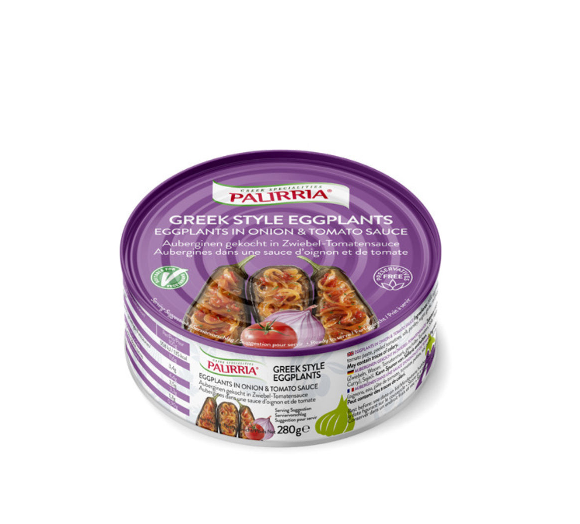 Aubergines cuisinés à la Grecque 280g - Epicerie Barakka