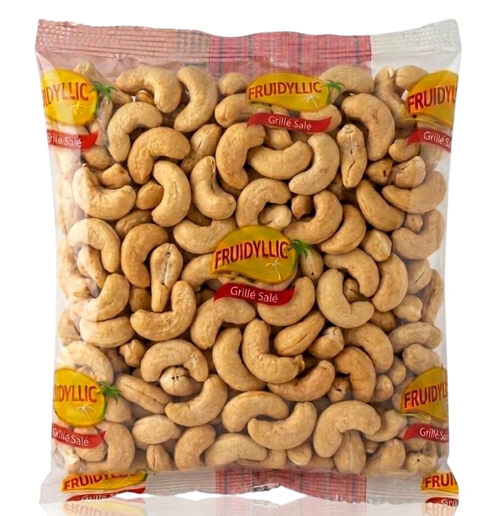 Noix de Cajou Grillées Salées 400g - Fruidyllic - Epicerie Barakka