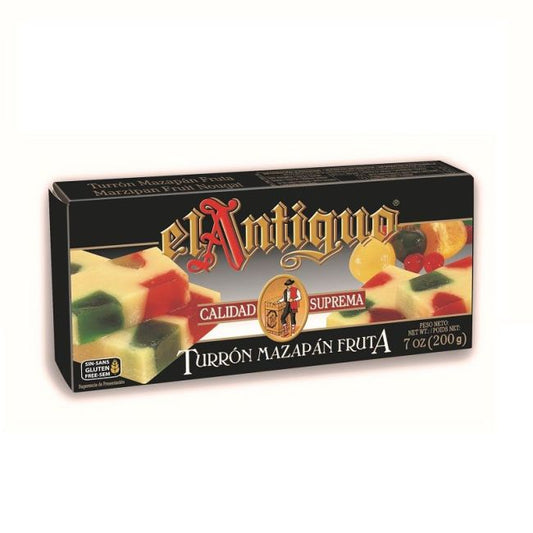 Turrón Mazapán Fruta 200g – El Antiguo - Epicerie Barakka