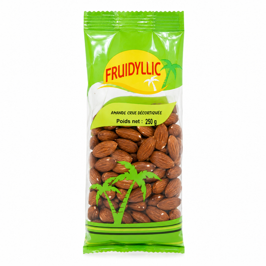 Amandes crues décortiquées 250g - Fruidyllic - Epicerie Barakka