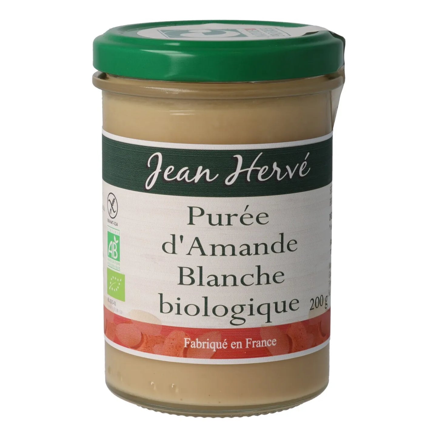 Purée d’amande blanche bio 180g - Jean Hervé