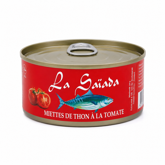 Miettes de thon à l’huile de tournesol 185 g – La Saïada - Epicerie Barakka