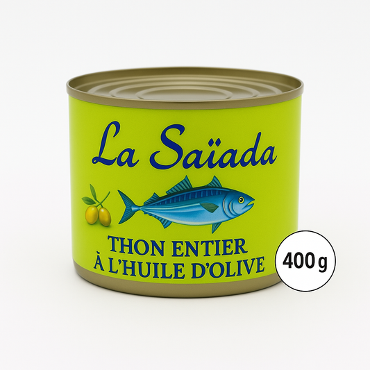 Thon Entier à l’Huile d’Olive 400g