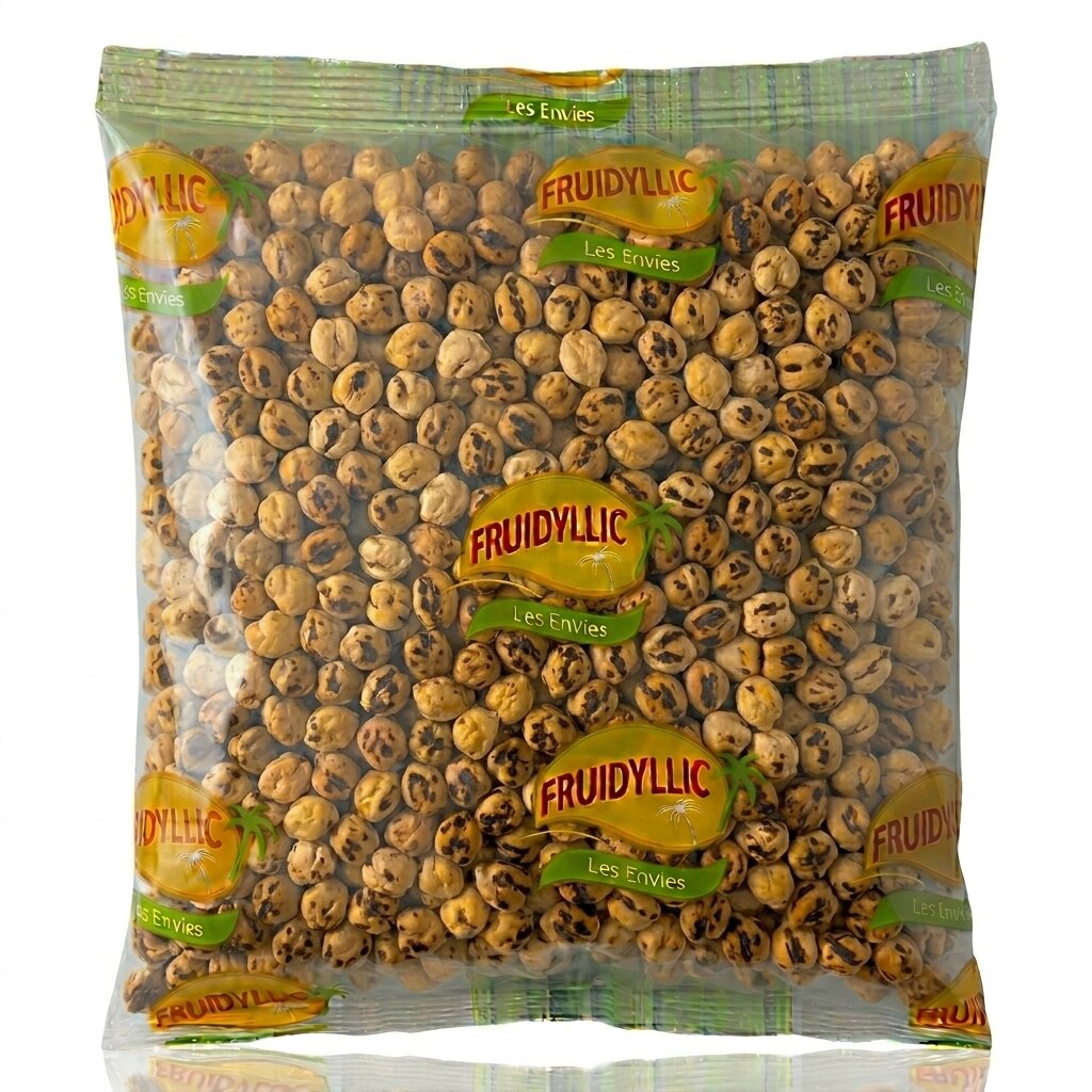 Pois chiches jaunes double grillage 400 g - Fruidyllic