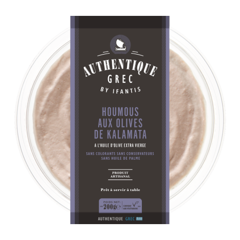 Houmous aux olives de Kalamata 200 g - Authentic Grec