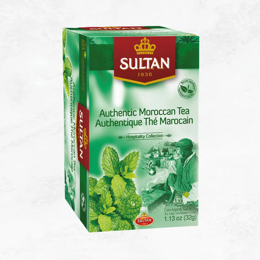 Thé Marocain Authentique 20 sachets - Sultan - Epicerie Barakka
