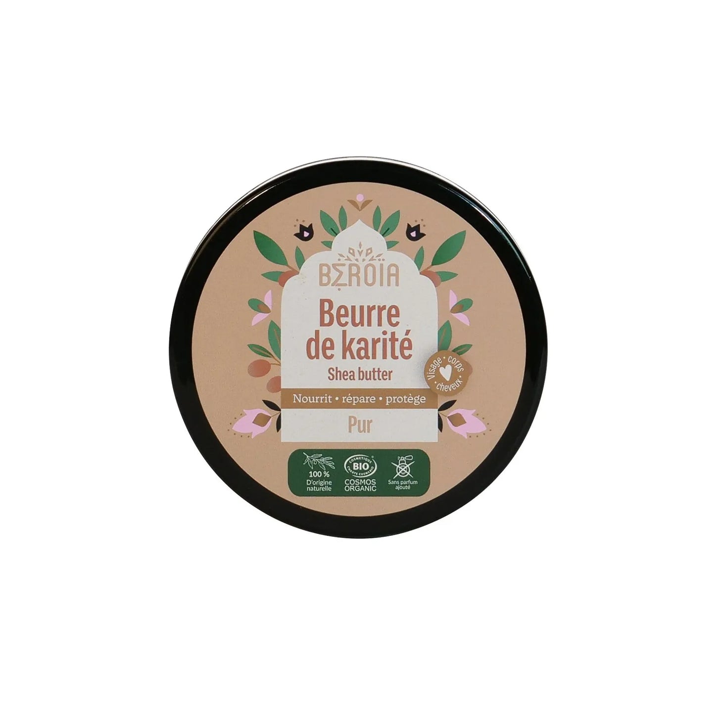 Beurre de karité bio pur 100 g - Beroïa