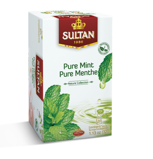 Infusion Menthe Pure 20 sachets - Sultan - Epicerie Barakka