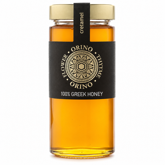Miel de Thym et herbe sauvage de Grèce 400 g – Grecian Orino - Epicerie Barakka