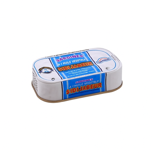 Sardines à l’huile végétale de Tunisie 125g