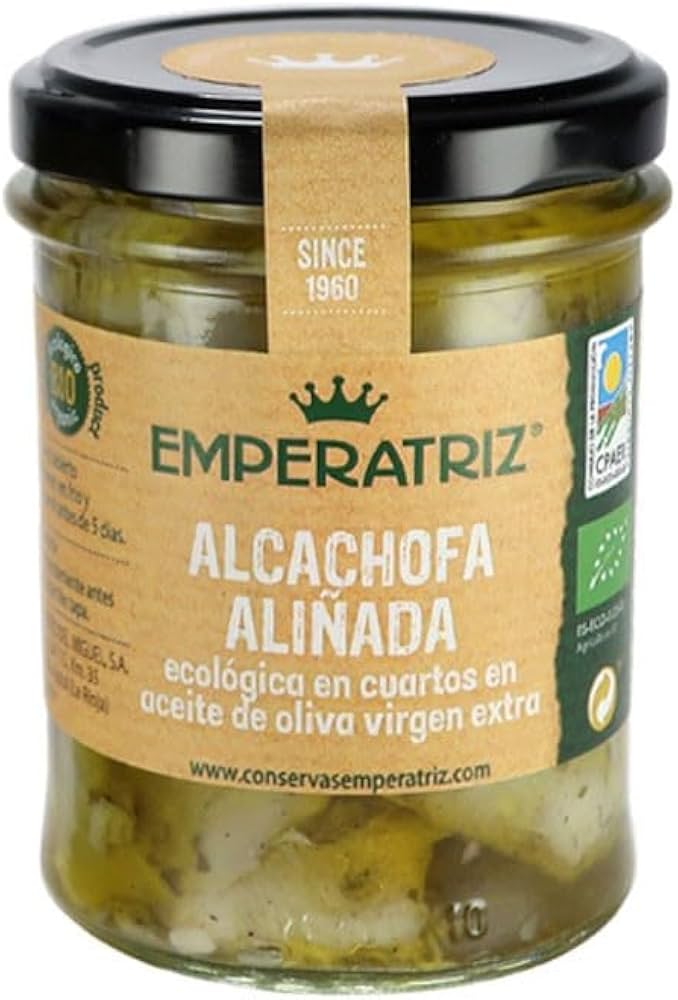 Artichauts à l’Huile d’Olive Bio – Emperatriz (230g)