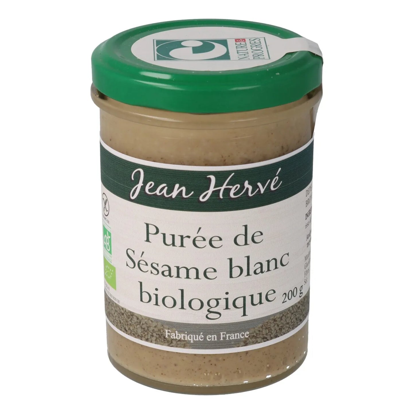 Tahin, purée de sésame décortiqué 100 % artisanal 180 g