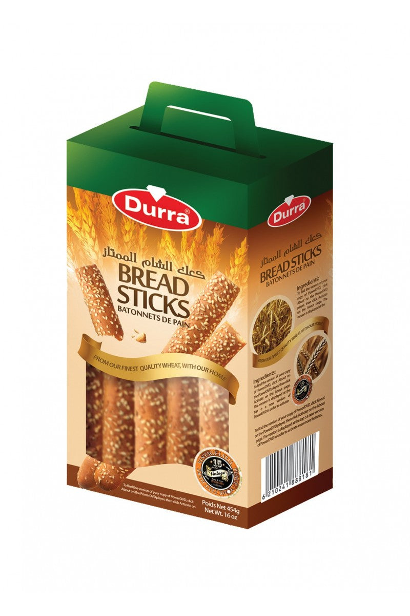 Kaak breadsticks au sésame - 454 g - Durra