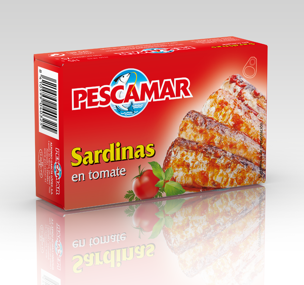 Sardines en tomate 115 g - Pescamar