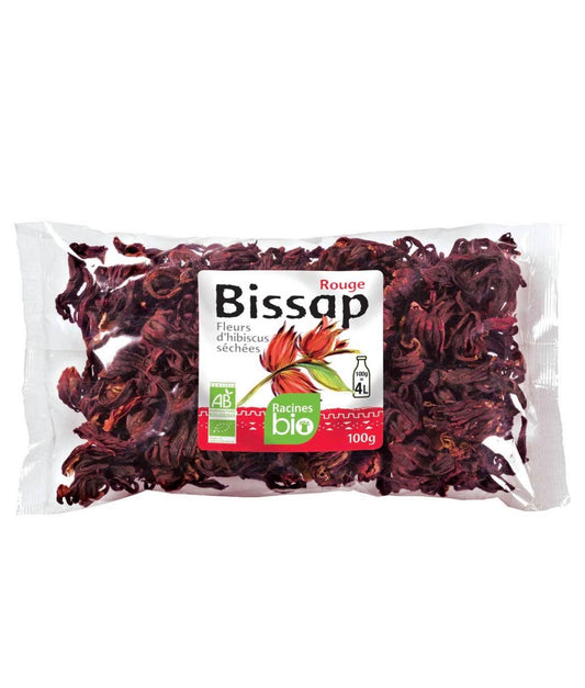 Hibiscus bissap rouge bio 100 g – Racines bio