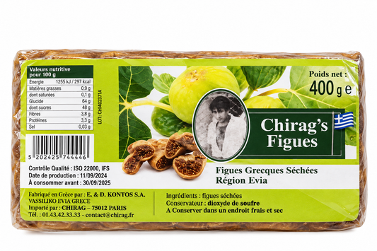 Figues Grecques séchées d’Evia 400 g Nouvelle Récolte - Epicerie Barakka