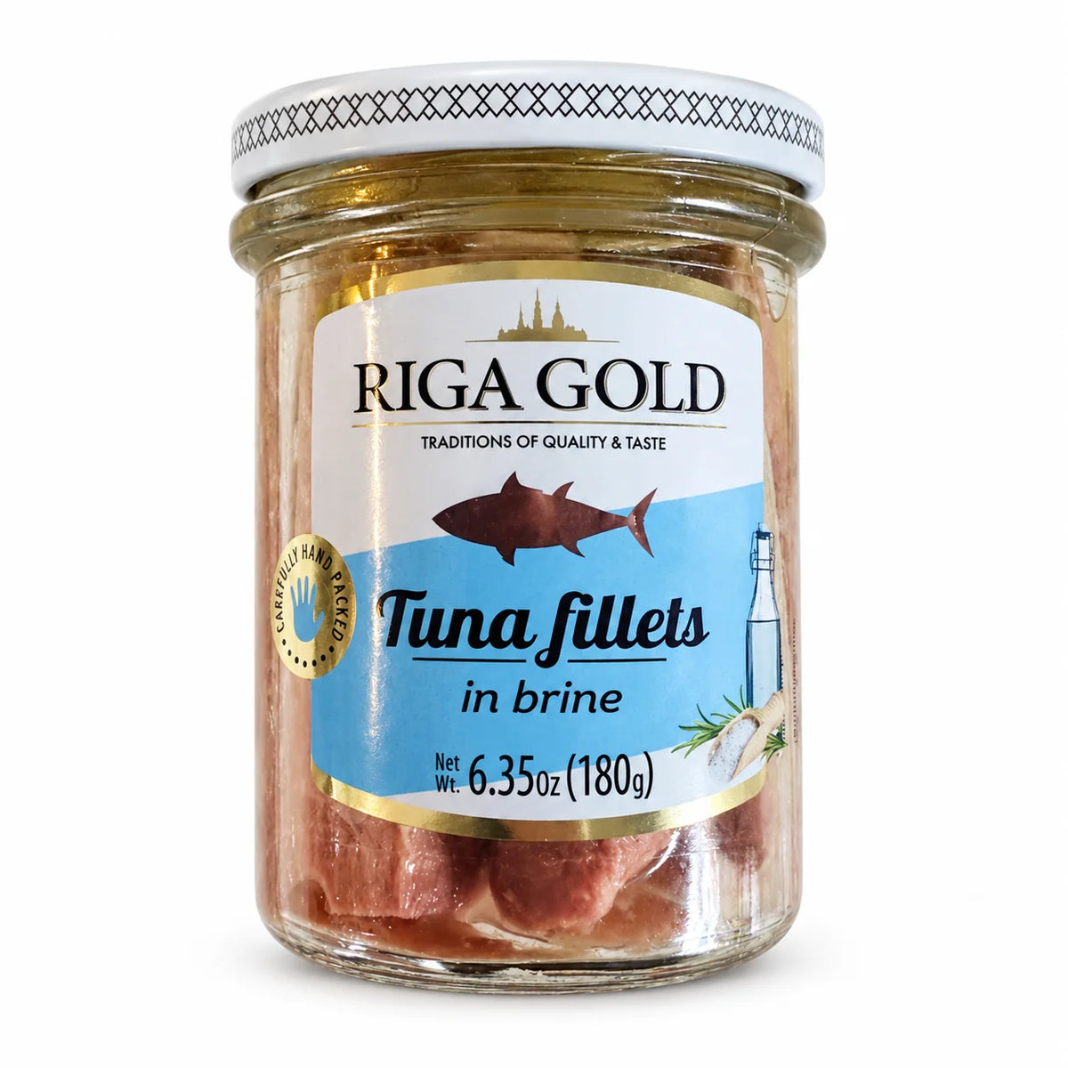 Filets de thon à l’eau 180 g – Riga Gold - Epicerie Barakka