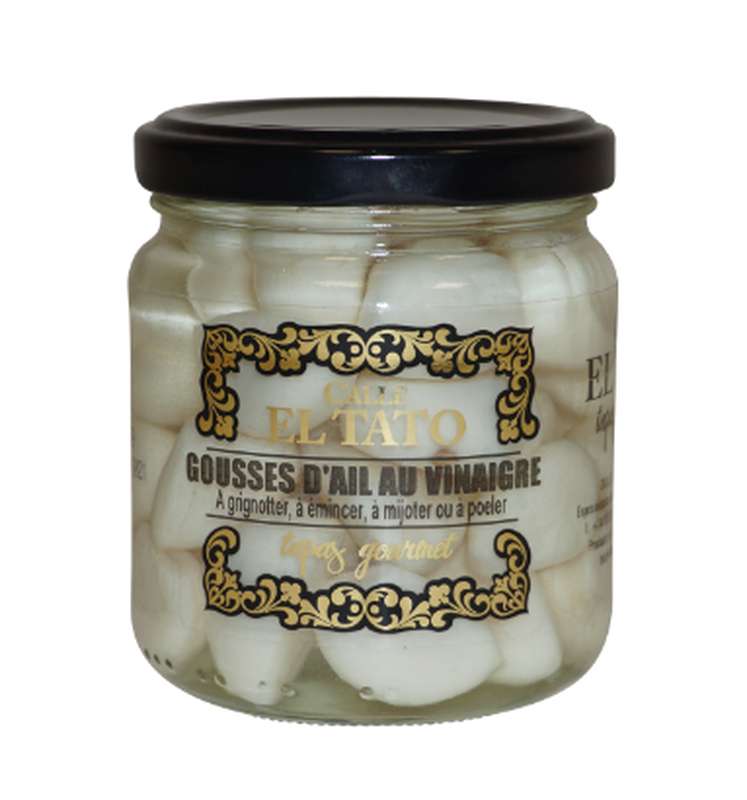 Gousses d’ail au vinaigre 200 ml – El Tato