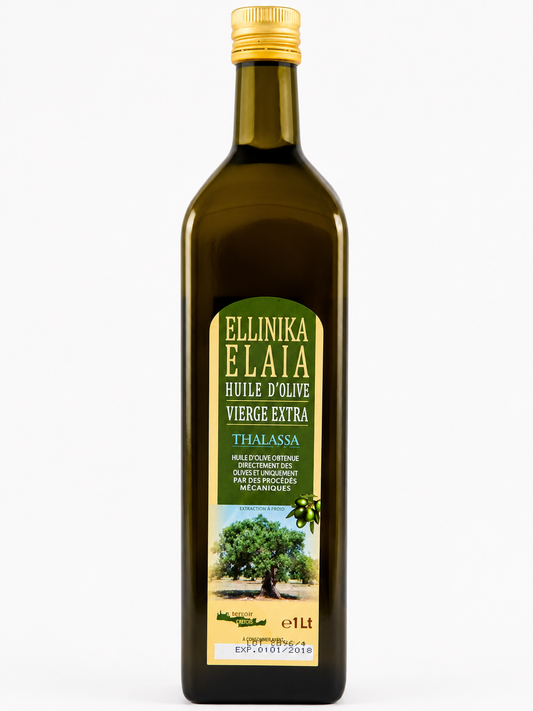 Huile d’Olive Vierge Extra 1L – Elaia - Epicerie Barakka