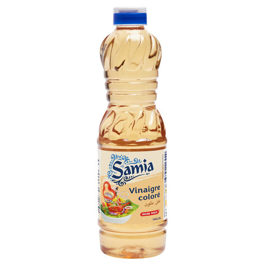 Vinaigre coloré halal (avec bouchon) 0.5L Samia