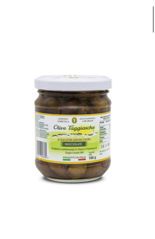Olives Taggiasche dénoyautées 180g￼