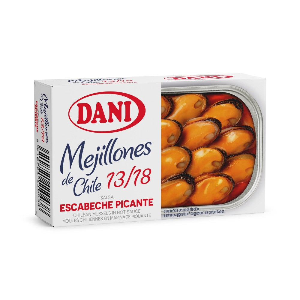 Moules à l’escabèche piquante 110 g – DANI