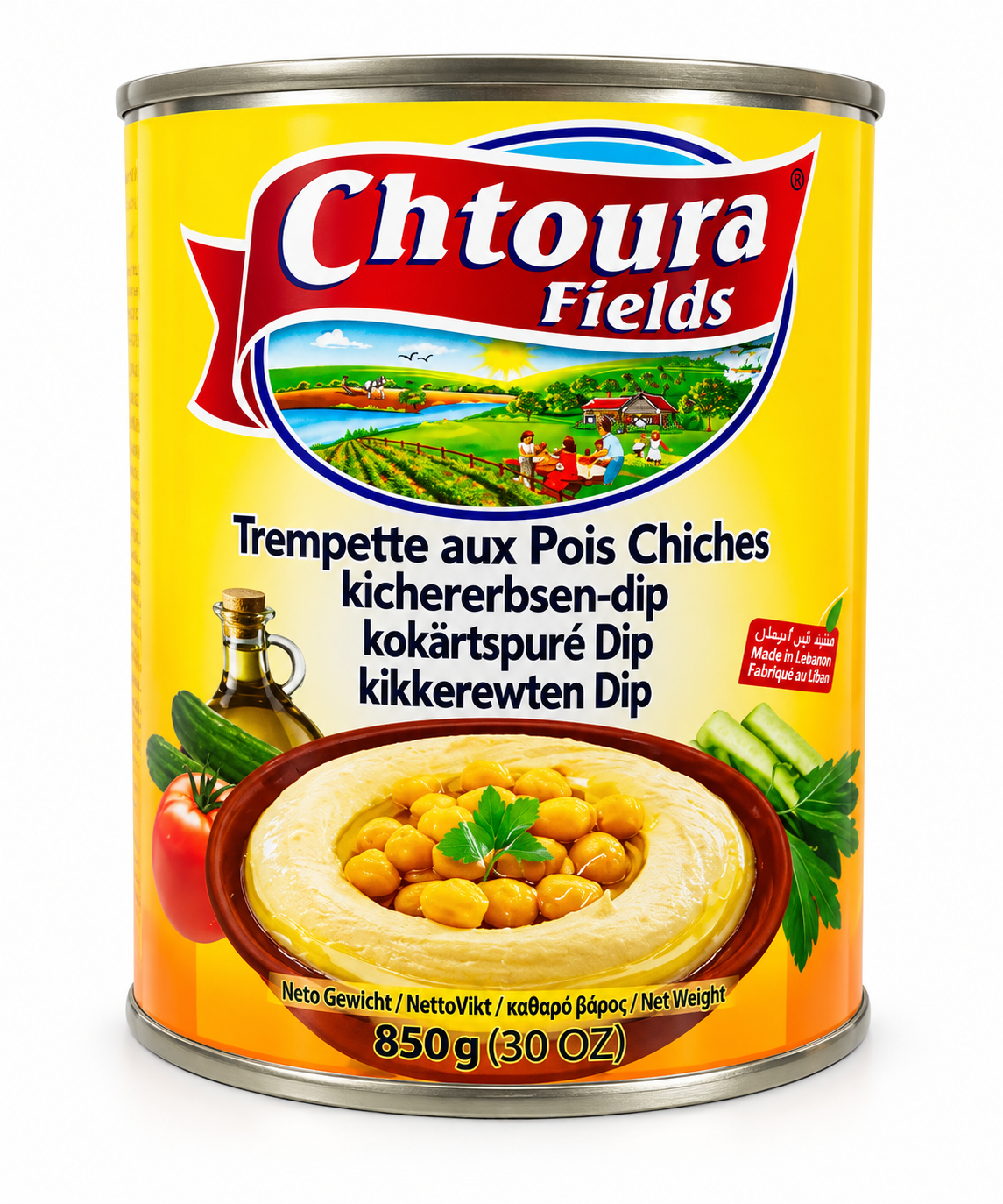 Houmous Tahina 850g - Chtoura Fields - Epicerie Barakka