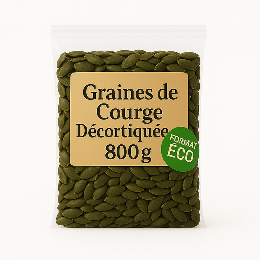 Graines de Courges Décortiquées Crue 800g
