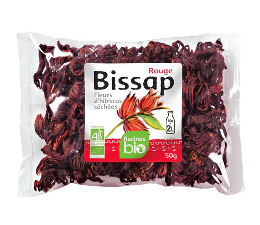 Hibiscus bissap rouge bio 50g – Racines bio