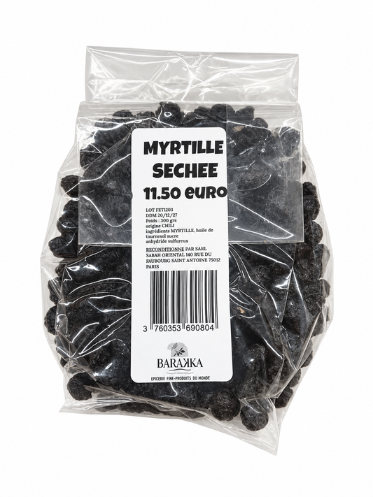 Myrtille Séchée Chili 300 g – Épicerie Barakka