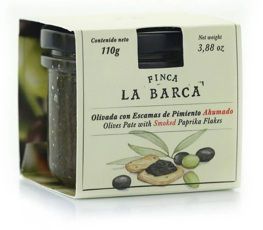 Pate d’olive aux flocons de piment fumé 110g - Finca La Barca