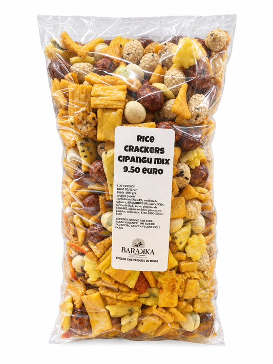 Rice crackers Cipangu mix 800 g – Épicerie Barakka