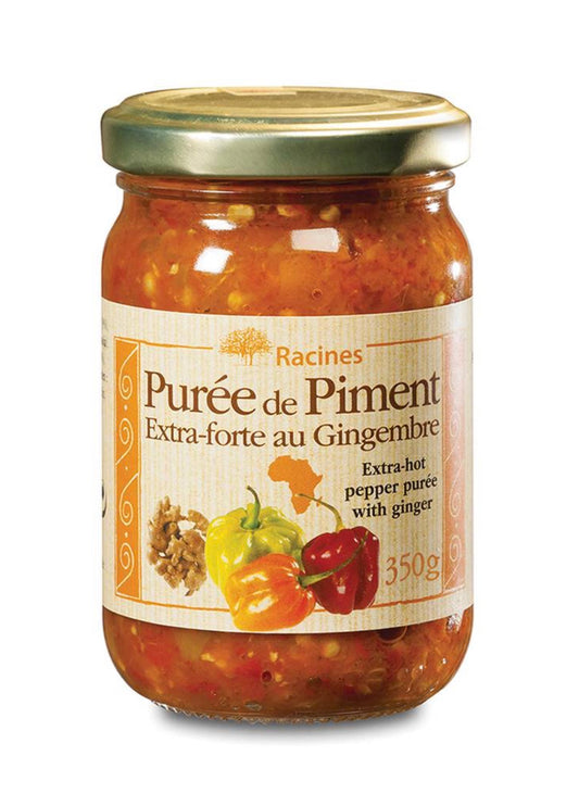 Purée de piment extra-forte au gingembre 350 g – Racines