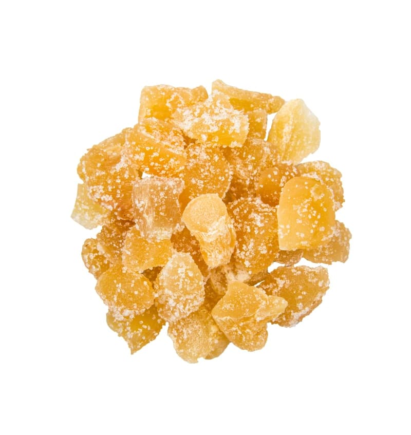 Gingembre confit en cube cristallisées – 300g - Epicerie Barakka
