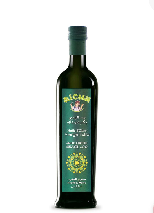 Huile d’Olive Vierge Extra Aïcha 750ml Maroc