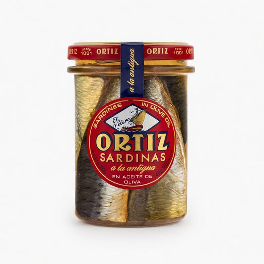 Sardines à l’ancienne à l’huile d’olive 190g - Ortiz