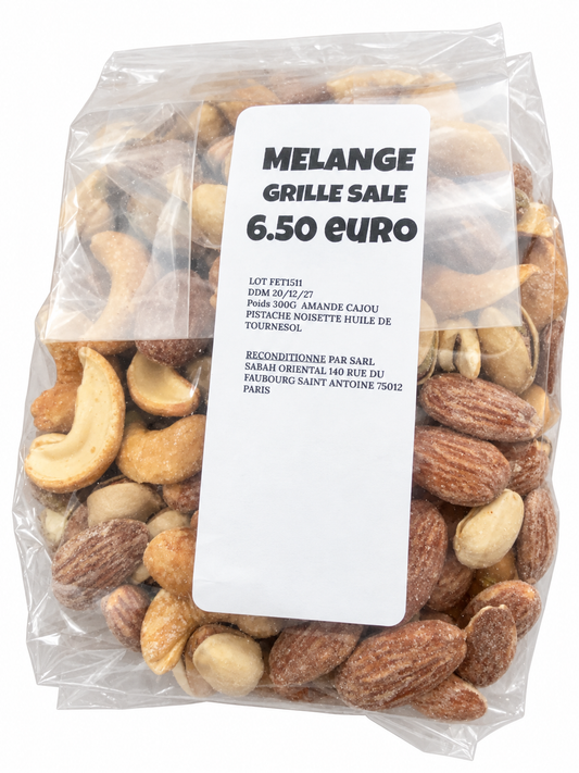 Mélange grillé salé sélection - 300g - Epicerie Barakka