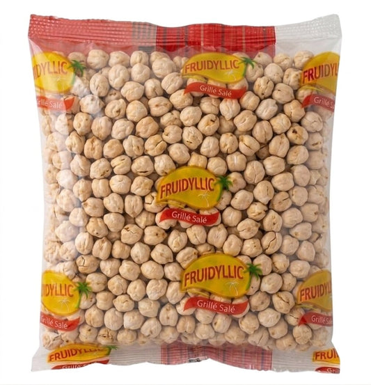 Pois chiches blancs grillés salés 400 g - Fruidyllic