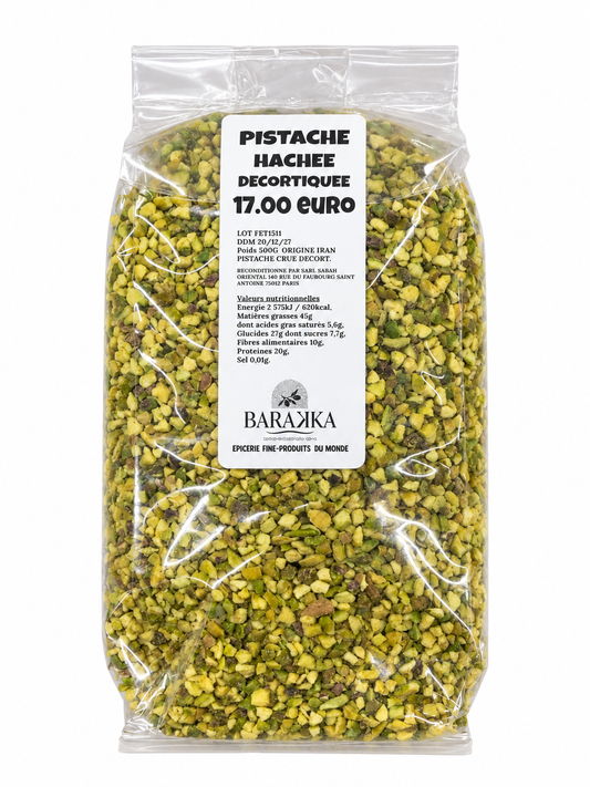Pistaches Hachées Crues  500g - USA