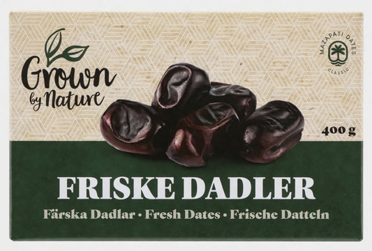 Dattes fraîches Mazafati - 400 g - Grown by Nature