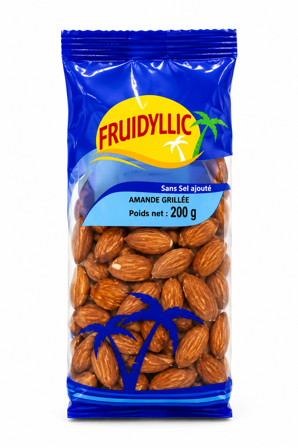 Amande grillée sans sel 200g - Fruidyllic - Epicerie Barakka