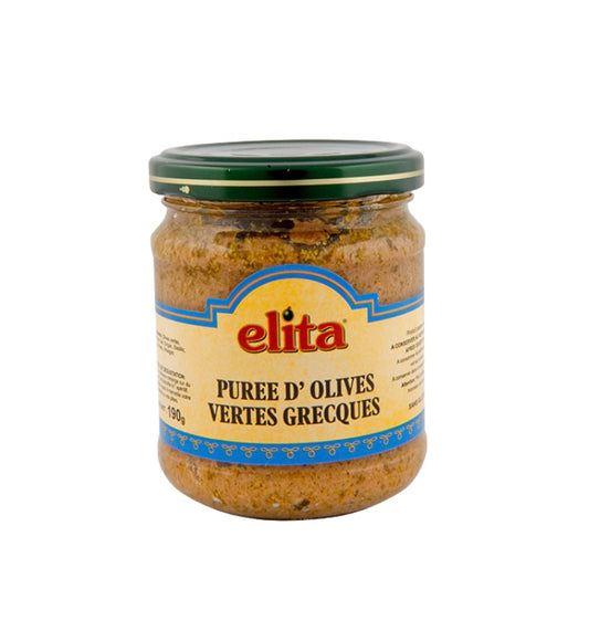 Purée d’Olives Vertes Grecques – Elita 190g