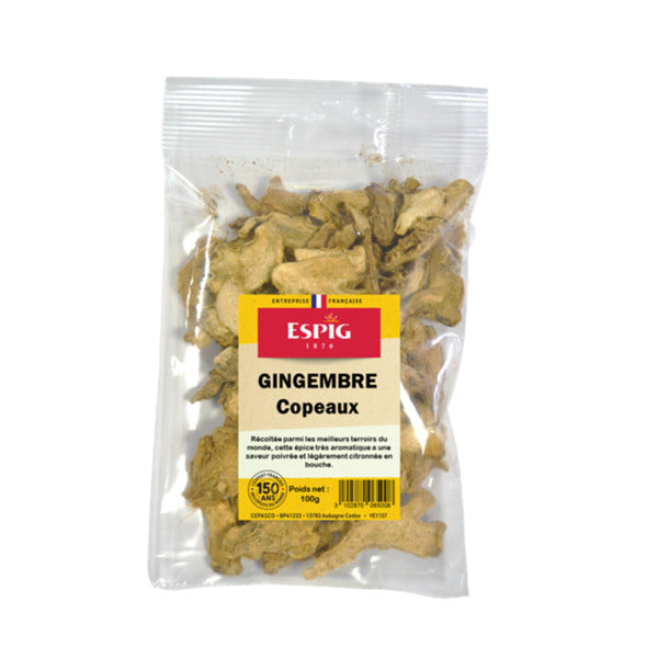 Gingembre copeaux 100 g - Espig