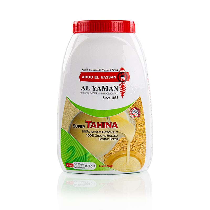 Tahina Crème de Sésame 100% 900 g – Al Yaman - Epicerie Barakka