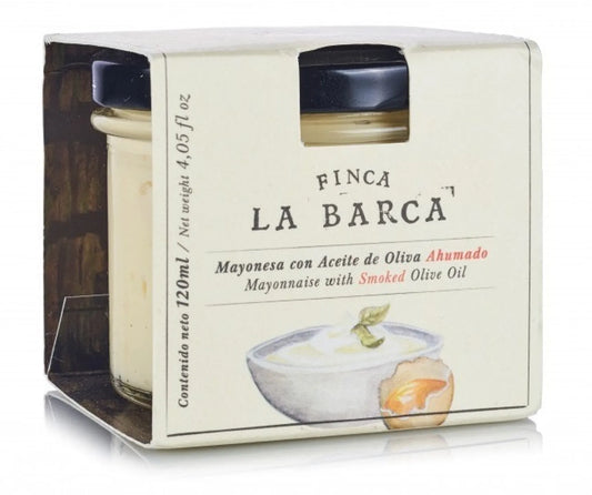 Mayonnaise à l'huile d'olive fumée pot 120 ml - Finca La Barca
