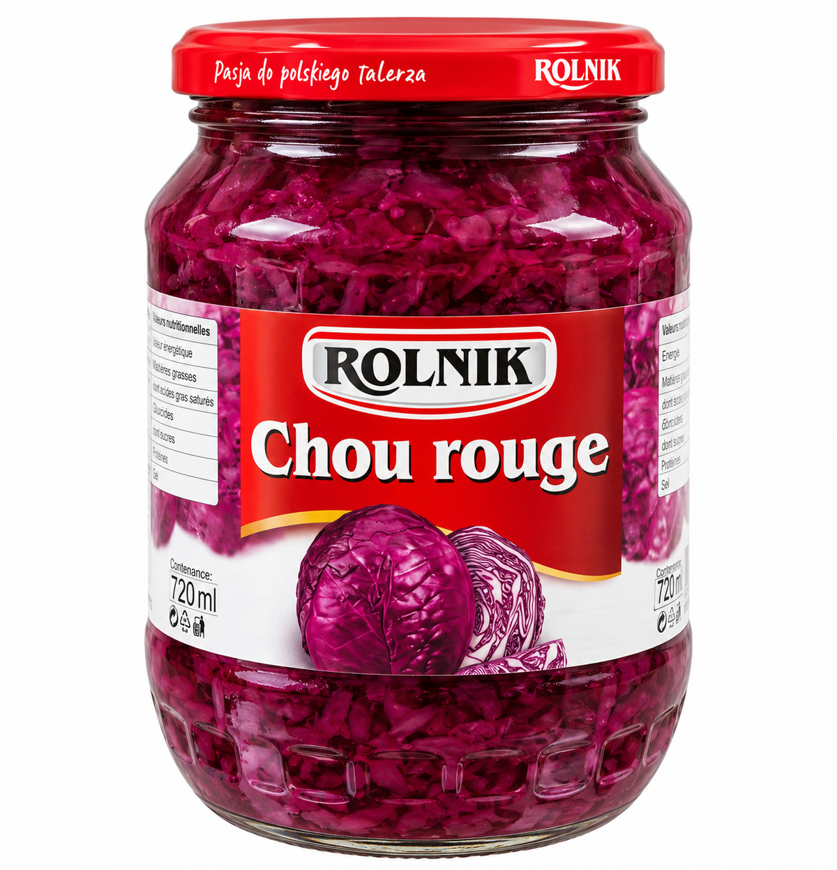 Chou rouge mariné 720 ml – Rolnik
