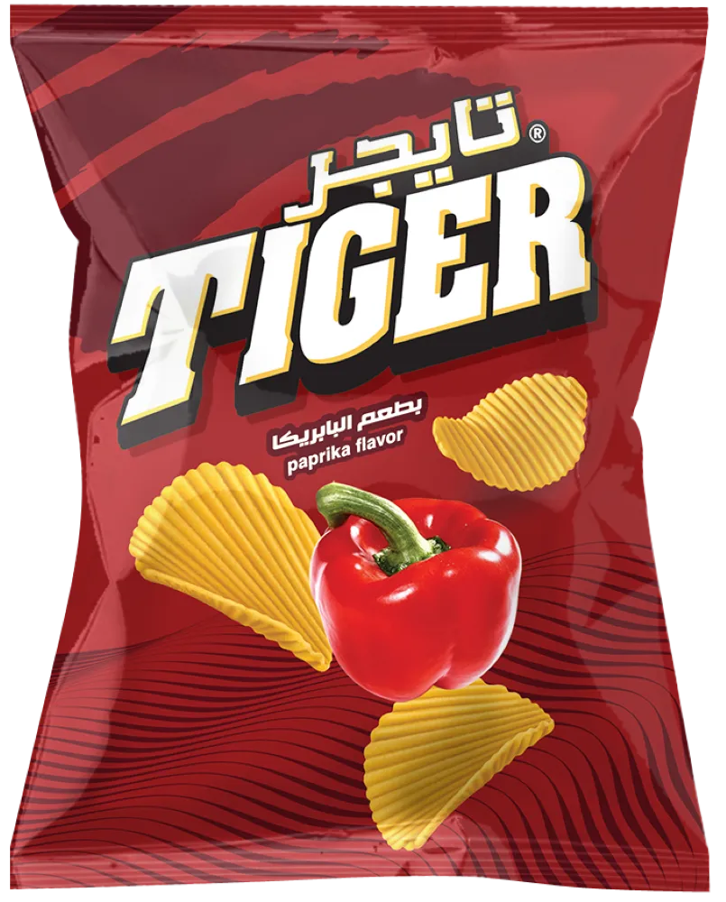 Chips saveur paprika 70 g – Tiger