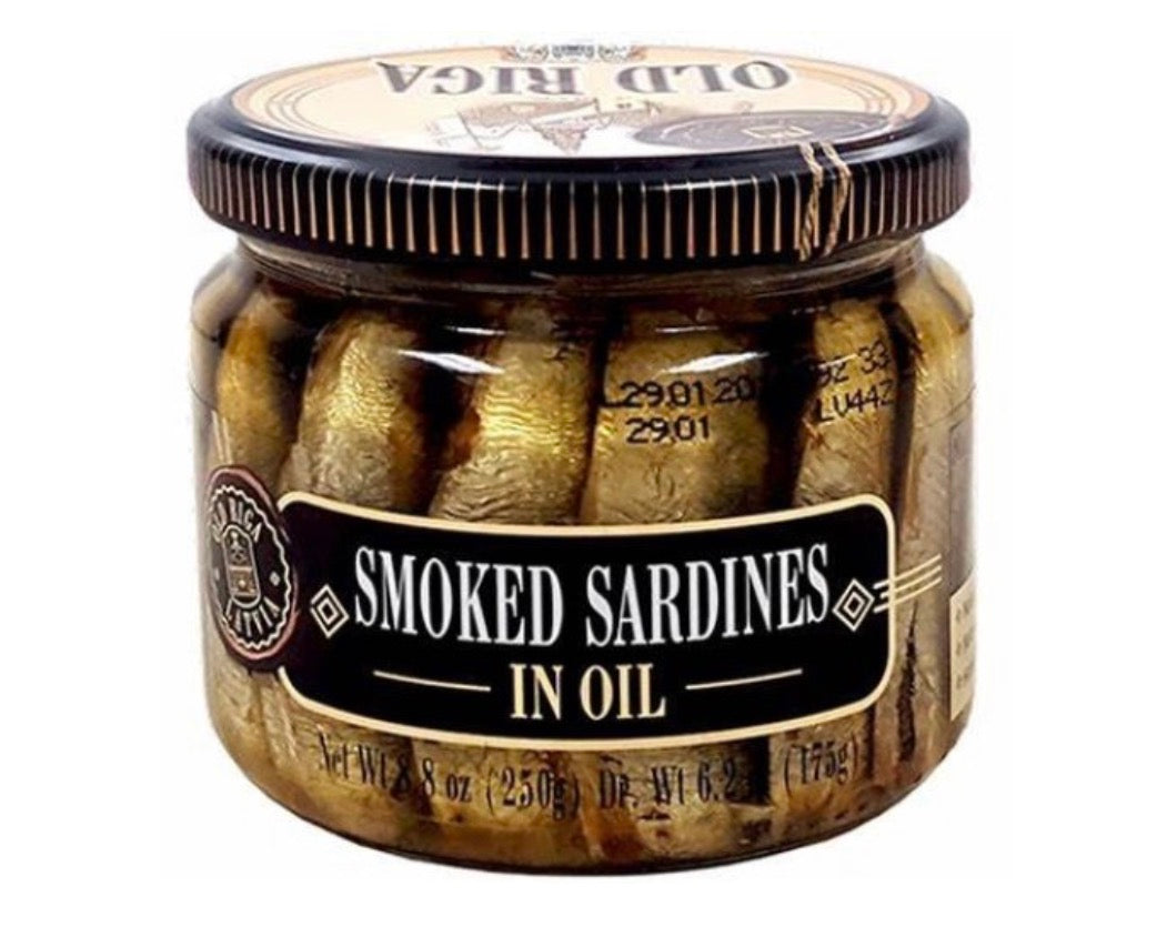 Sardines fumées à l’huile Sprat Smoked in Oil – bocal 270 g